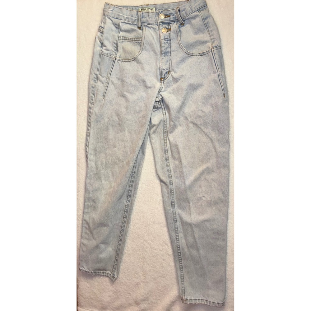 Vintage Guess Mom Jeans 28 Light Wash High Waist Y2K 90s Grunge READ